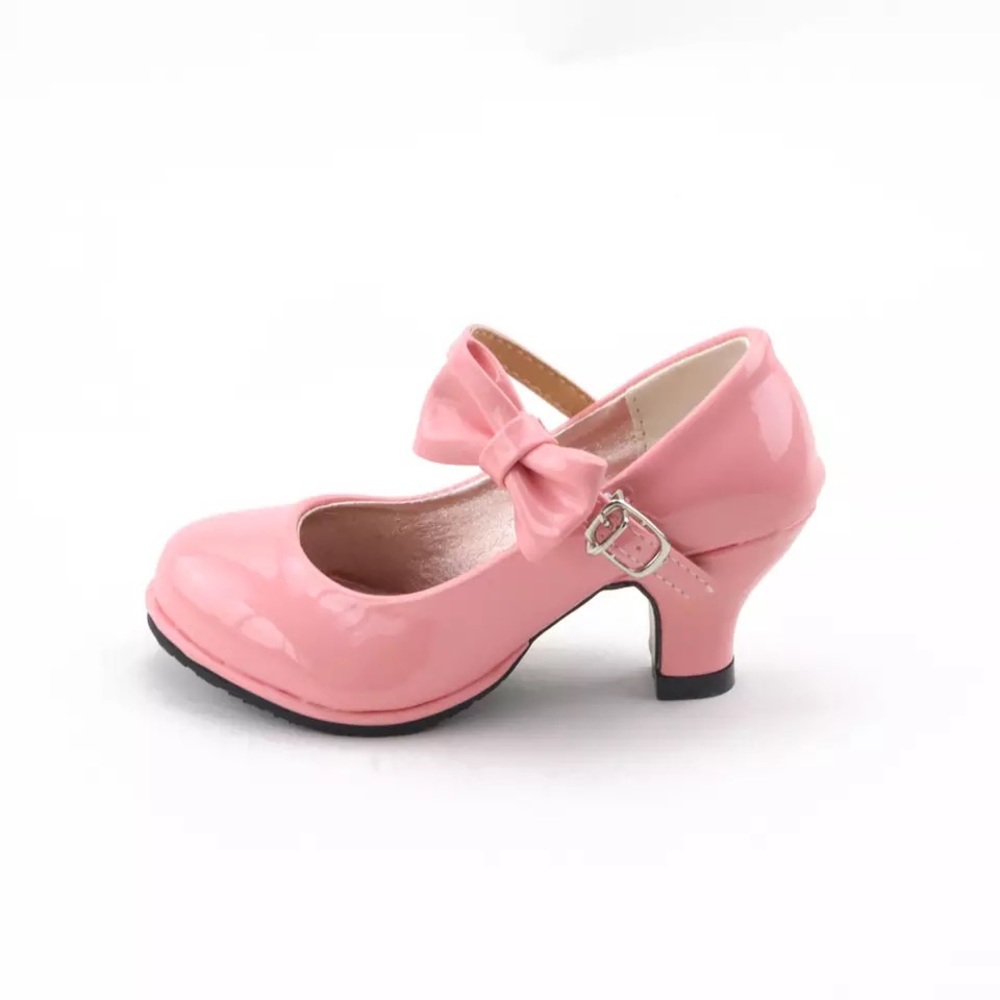 Girls pink heels size 3 NEW